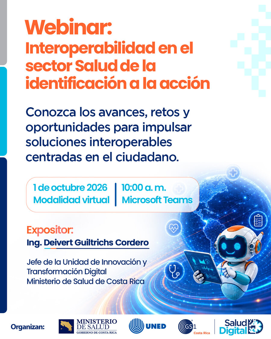 Invitación al webinar «Interoperabilidad en el sector Salud: de la identificación a la acción»